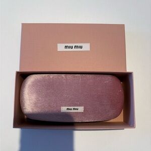 Miu Miu Blush Pink Sunglasses Case